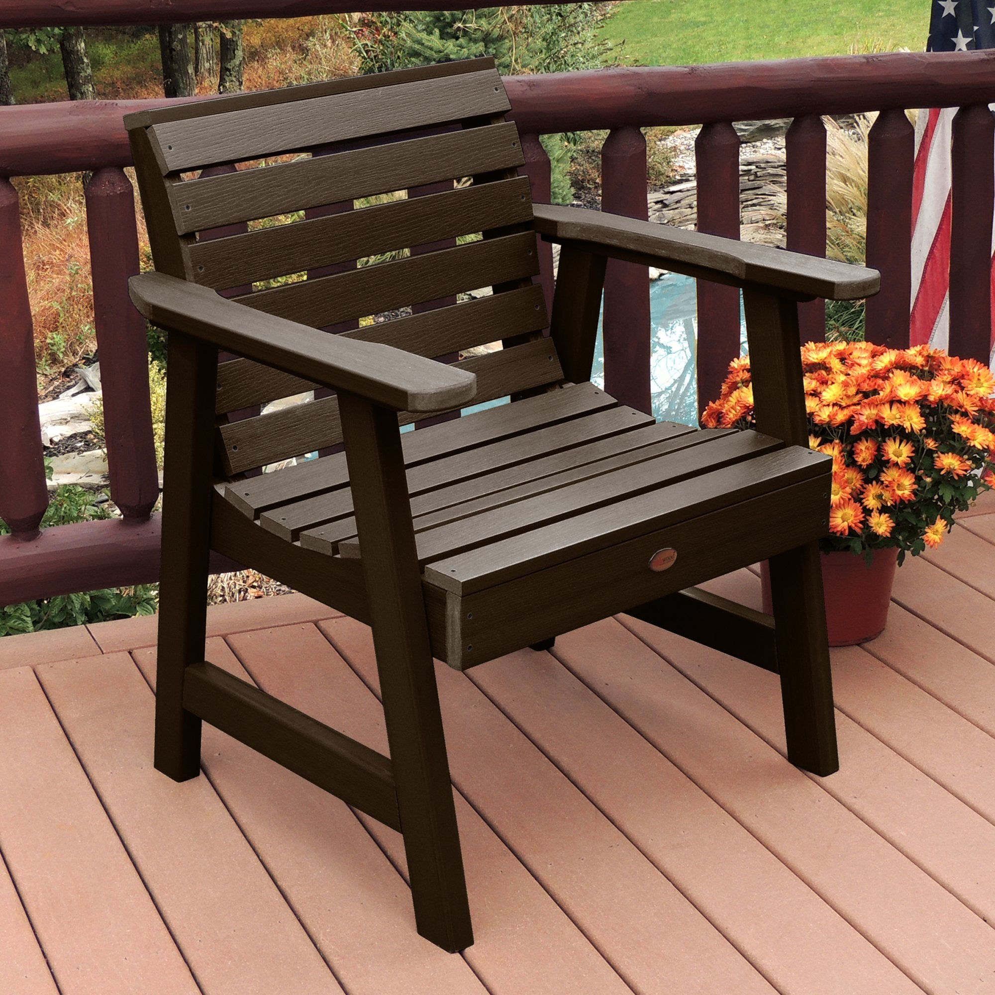 Weather-Resistant Outdoor Garden Chair - Patio, Lawn & Backyard Relaxation - Durable & Comfortable for Sunbathing, Reading & Entertaining