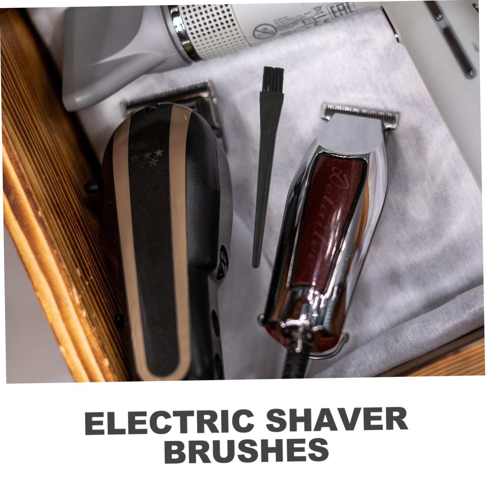 NOLITOY 8-Piece Shaver Cleaning Brush Set for Men - Electric Razor & Hair Clipper Cleaning Tool with Replacement Brush Heads - Perfect for Grooming, Beard Trimming & Personal Care Routine