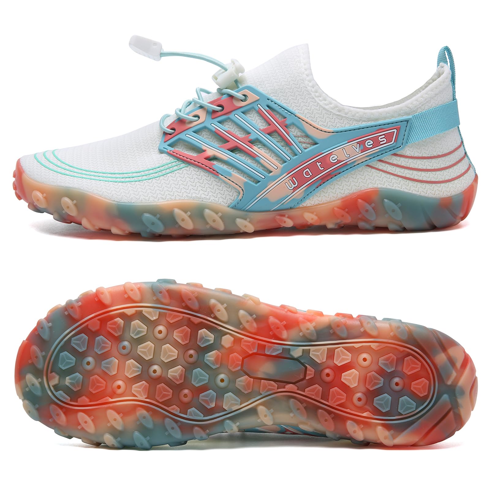 **WateLves Water Shoes for Men & Women - Barefoot Beach Swim Shoes, Quick-Dry Aqua Socks for Surfing, Yoga, Water Aerobics | Perfect for Pool, Beach & Outdoor Water Activities**