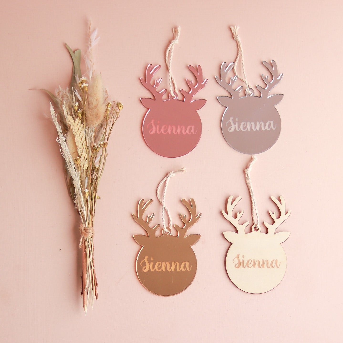 Christmas Reindeer Ornament - Handmade Holiday Decor for Tree, Gift & Home Decoration | Perfect for Xmas Party, Winter Decor & Festive Gifts