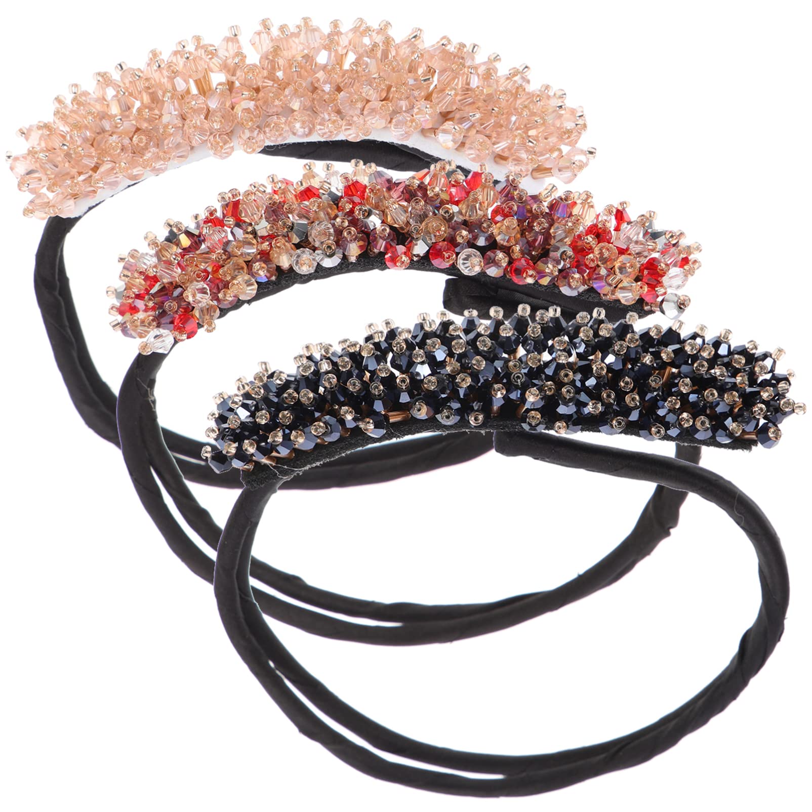 FRCOLOR 3Pcs Flower Bun Makers - Twisted Hair Bun Shaper for Girls & Women - Hair Styling Tools for Braids, Updos & Party Hairstyles - Perfect for Weddings, Prom & Daily Hair Accessories