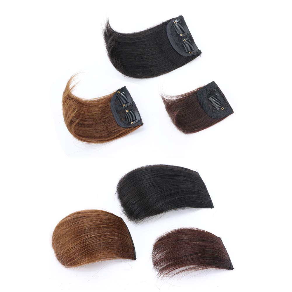 YEKEYI Real Hair Wig Pad - Invisible Hair Clip for Thinning Hair, Fluffy Hair Topper with Natural Look | Perfect for Daily Wear, Cosplay & Hair Volume Enhancement