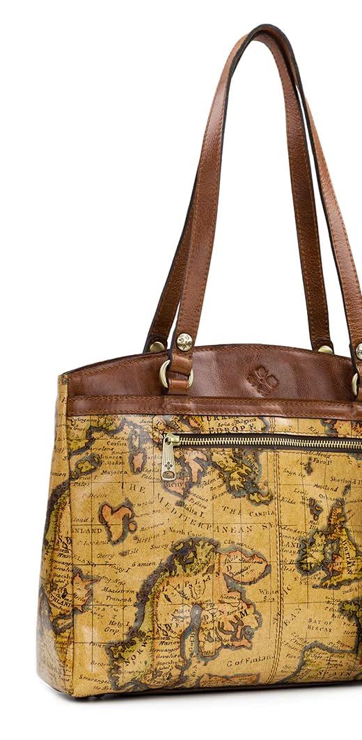Patricia Nash Poppy Top Zip Tote Handbag - Stylish Women's Leather Shoulder Bag for Work, Travel & Everyday Use