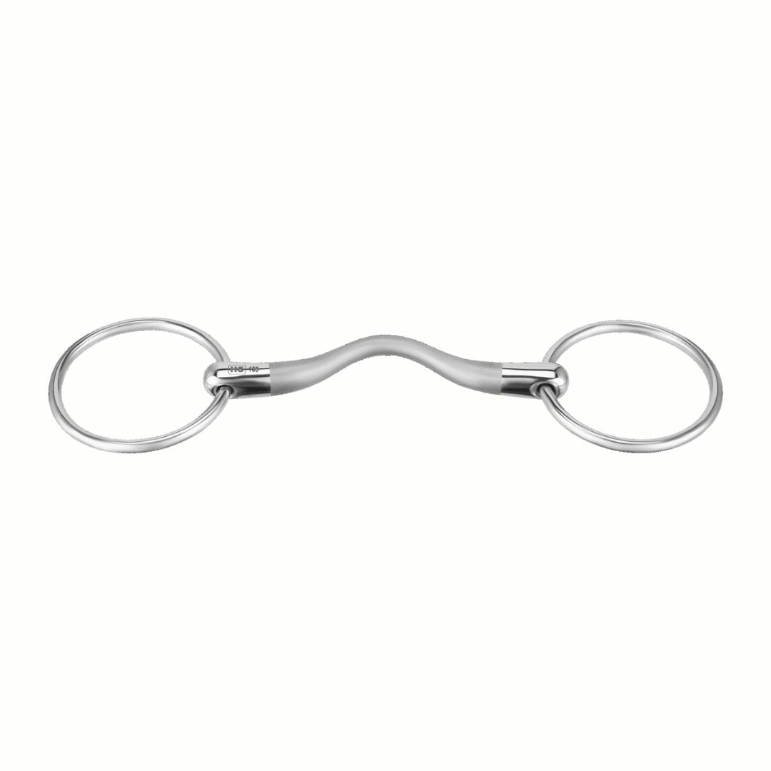 Herm Sprenger Satinox Mullen Loose Ring Bit - Stainless Steel Horse Training Bit for Dressage & Jumping - Perfect for Professional Equestrian Riding