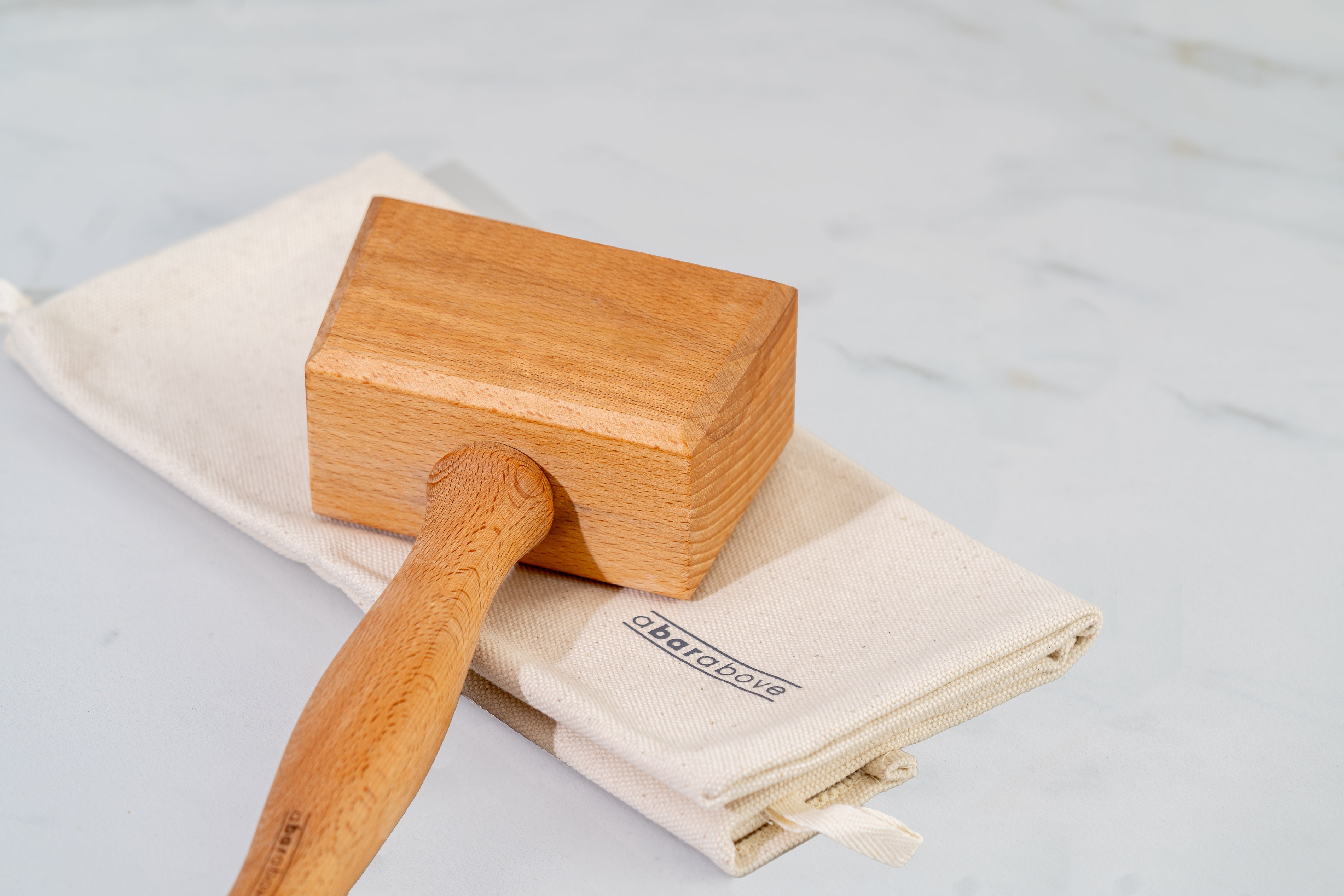 Premium Beechwood Hammer - Durable Wooden Mallet for Carpentry, Woodworking & DIY Projects - Perfect for Chiseling, Upholstery & Leather Crafting