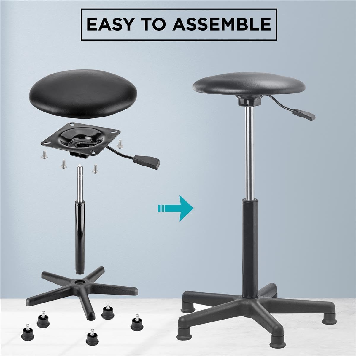Flashpoint Photography Posing Table & Stool Kit - Adjustable Height (28-48