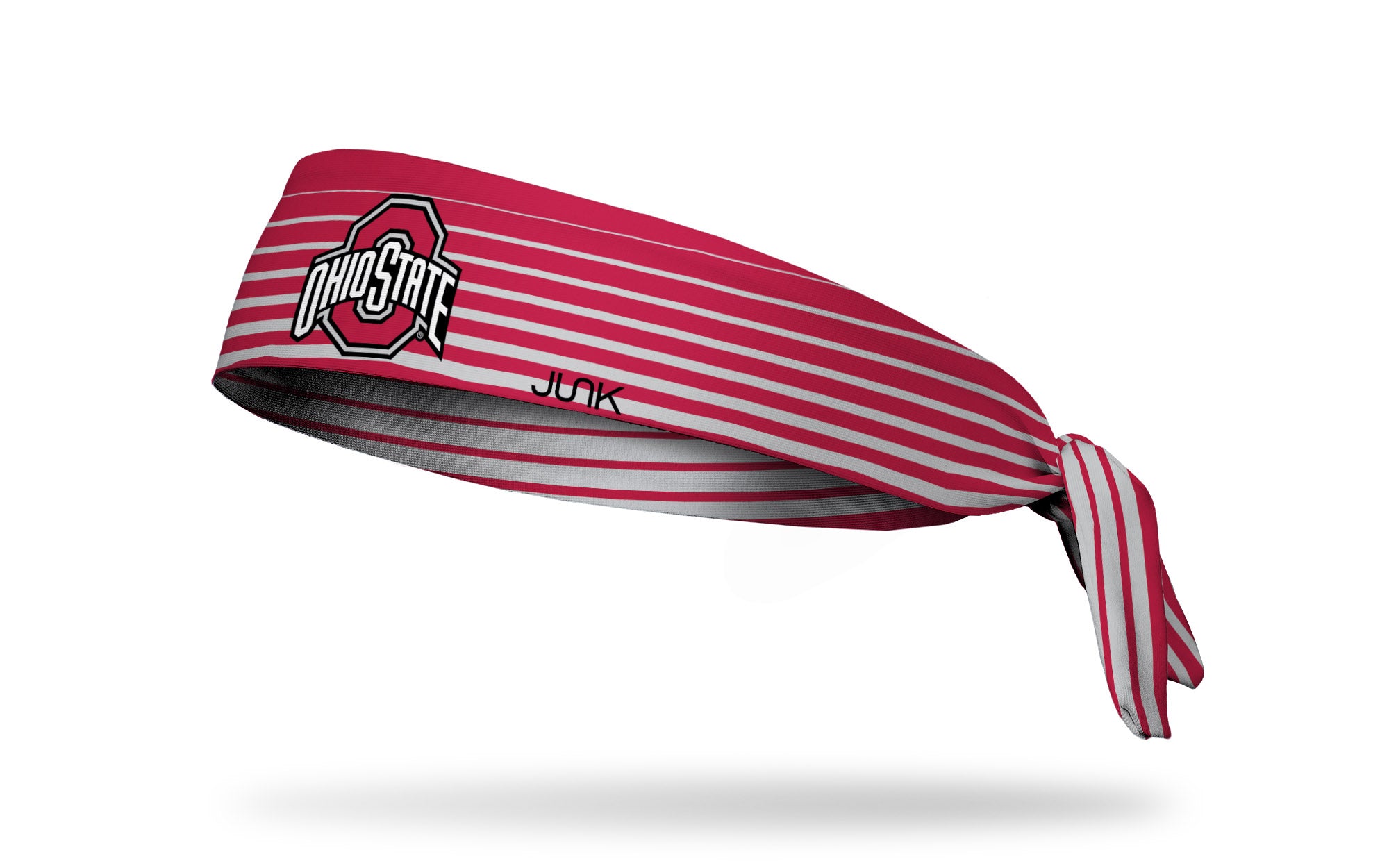 Ohio State Buckeyes Gradient Stripe Flex Tie Headband - Adjustable Sports Headband for Running, Workouts & Game Day - Perfect for Fans & Athletes