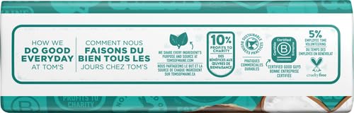 Tom's of Maine Natural Beauty Bar Soap with Virgin Coconut Oil - 5 Ounce | Organic, Vegan & Cruelty-Free | Perfect for Sensitive Skin & Eco-Friendly Bathing