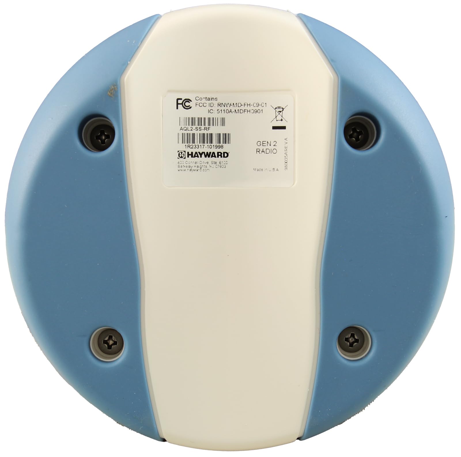 Hayward AQL2-SS-RF Wireless Spa Side Remote Control for Hot Tubs & Pools | Waterproof & Durable | Perfect for Backyard Relaxation & Hydrotherapy