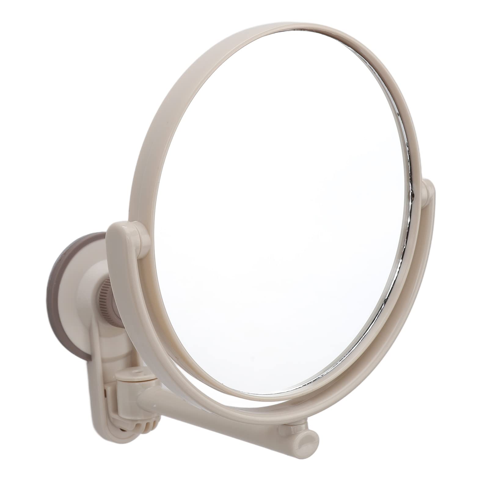 CHICIRIS Round Wall Mounted Makeup Mirror with 1X & 2X Magnification - Easy Install Vanity Mirror for Skin Care, Makeup Application & Beauty Routine - Perfect for Bedroom, Bathroom & Dressing Room