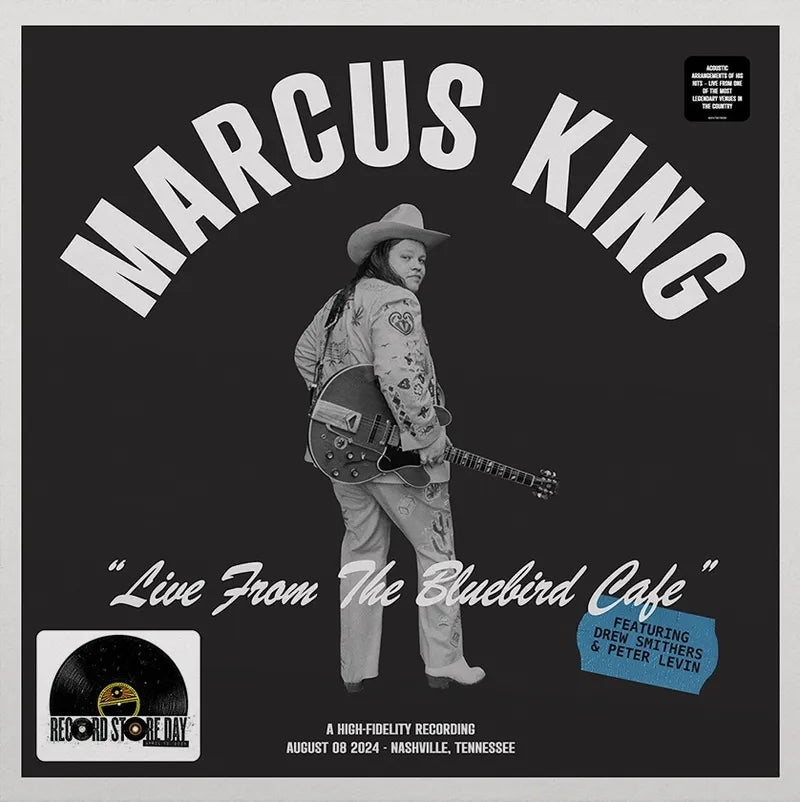 Marcus King - Live from Bluebird Cafe Vinyl LP Record | Limited Edition Blues Rock Album | Perfect for Music Collectors & Vinyl Enthusiasts | Home Listening & Gifts