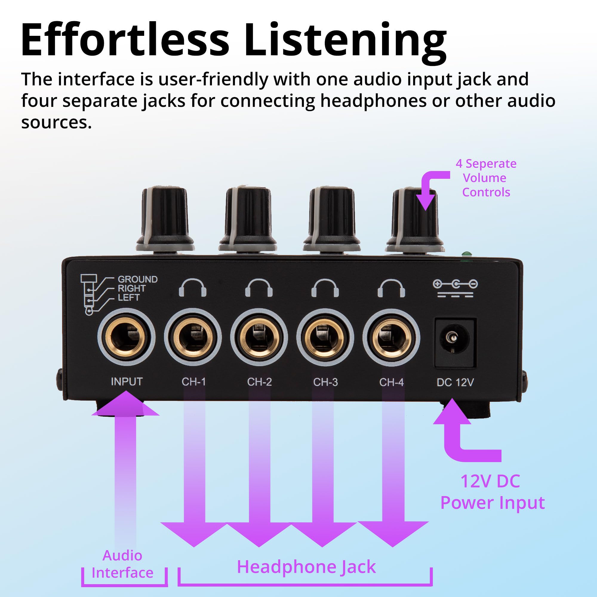 Beyerdynamic DT 990 PRO 250 Ohm Studio Headphones - Premium Over-Ear Headphones for Music Production, Gaming & Audio Mixing (Limited Edition Ninja Black) with 4-Channel Headphone Amplifier Bundle - Perfect for Home Studio, Podcasting & Professional Audio Work