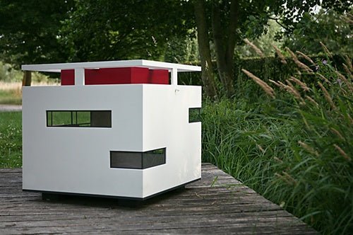 Cubix Dog House - Waterproof & Insulated Outdoor Dog Kennel for Small to Large Dogs - Perfect for Backyard, Patio, or Camping Use