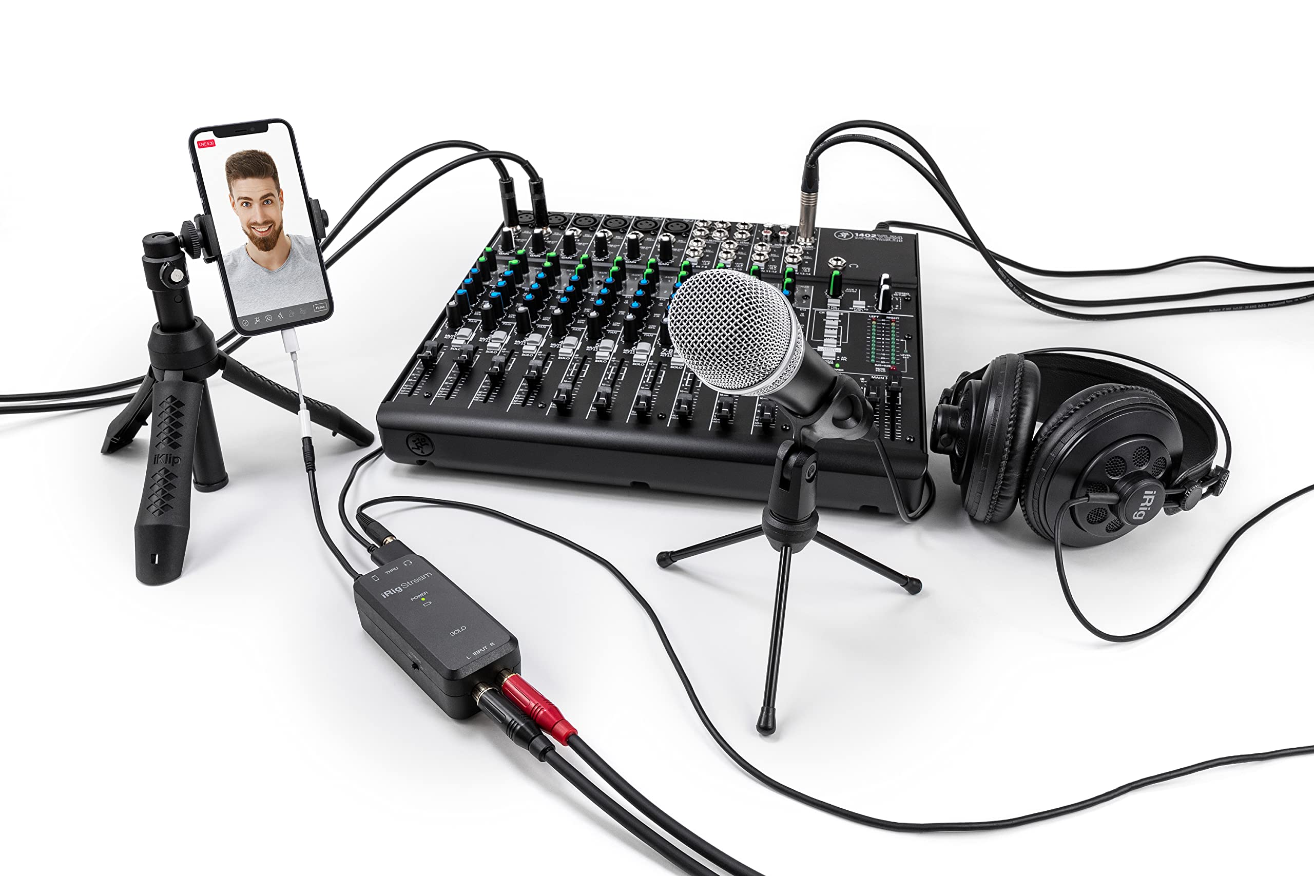 IK Multimedia iRig Stream SOLO Portable Audio Interface for iOS & Android - iPhone, iPad, Mac, PC - 1/8