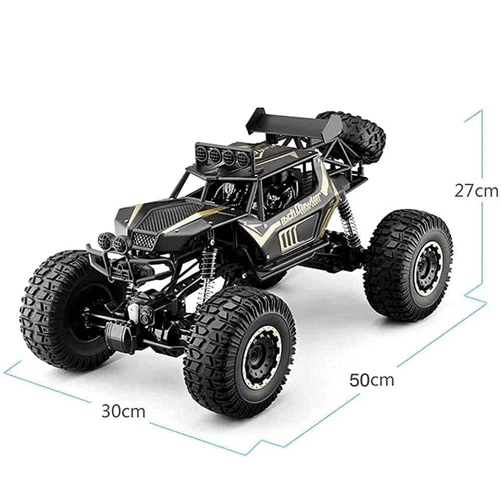 **Adepe 1/8 Scale Large Remote Control Car - 4WD Off-Road Rock Crawler RC Truck, 2.4GHz Electric Monster Climbing Vehicle for Kids & Adults (50cm) - Perfect for Outdoor Adventures, Backyard Play & Gift Giving**