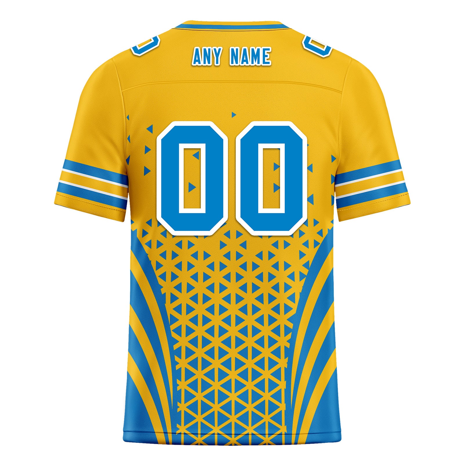 Custom Blue & White California Football Jersey with Matching Sports Shoes - Personalized Combo Set D023031 | Game Day Outfit, Team Spirit Wear, Sports Fan Gift