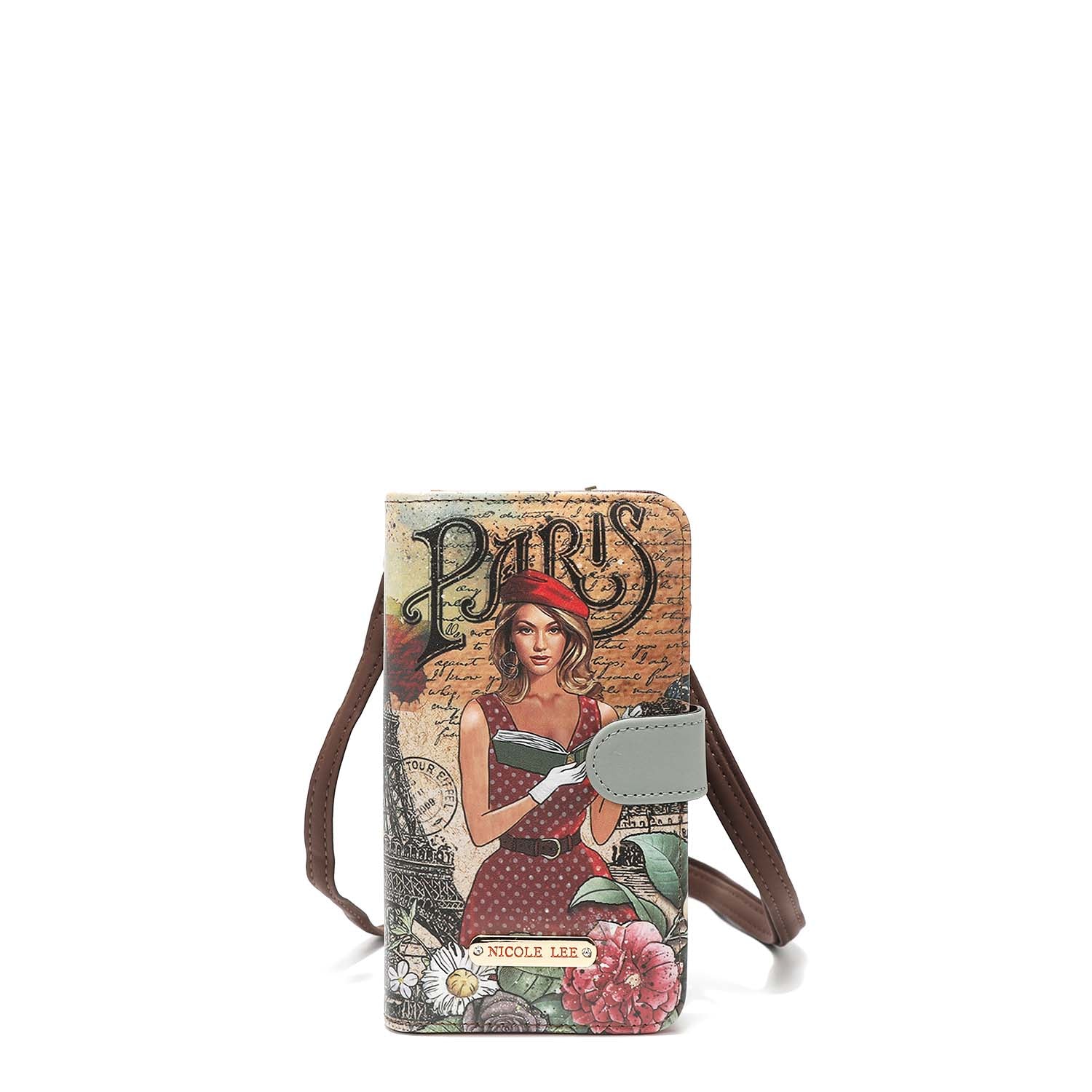 Leather Bifold Wallet with Phone Case - RFID Blocking Crossbody Bag for Men & Women - Perfect for Travel, Shopping, and Everyday Use