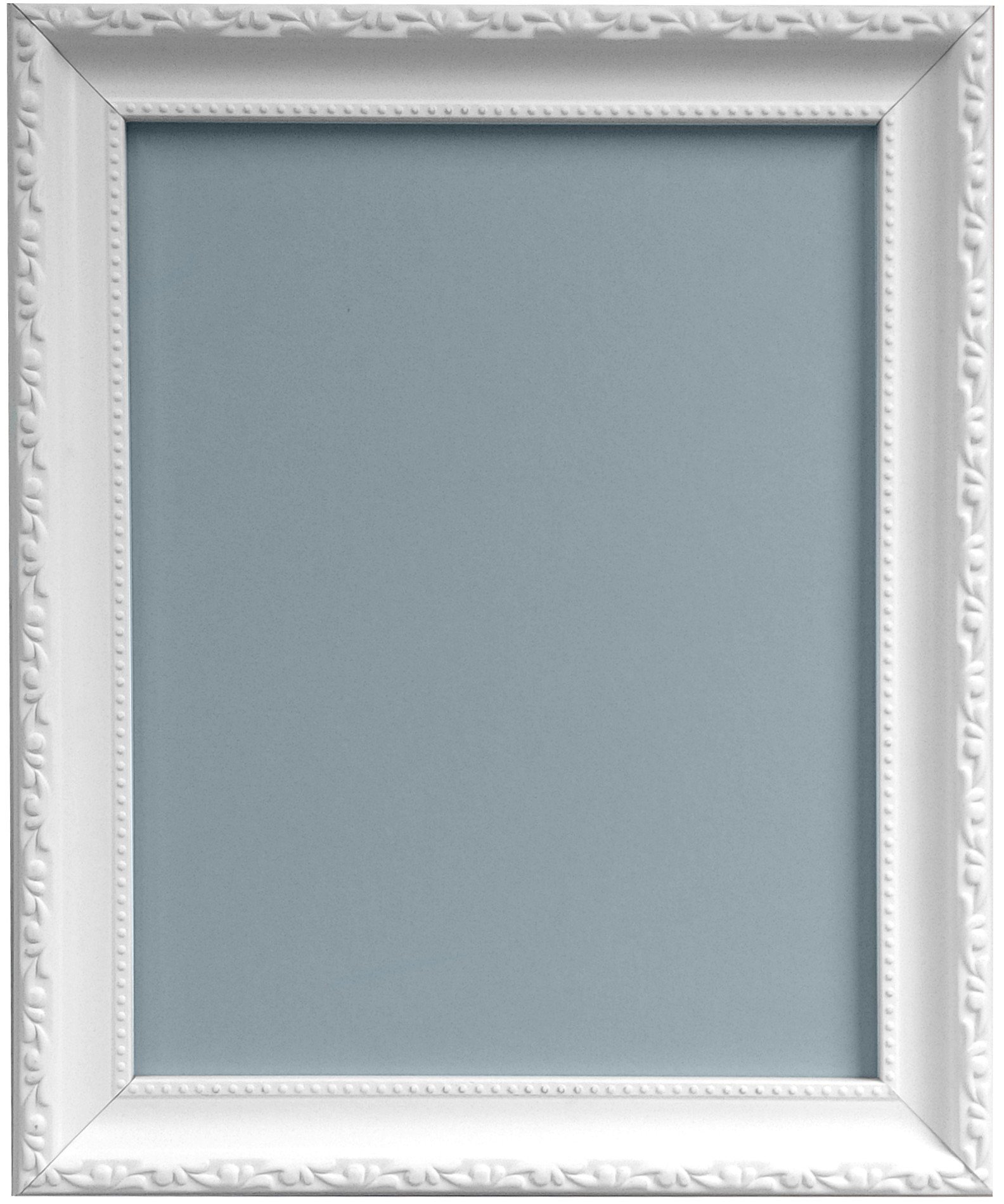 AP-3025 White Photo Frame with Ivory Backing Board 20x16 Inches - Perfect for Wall Decor, Home Office Display & Wedding Picture Frames