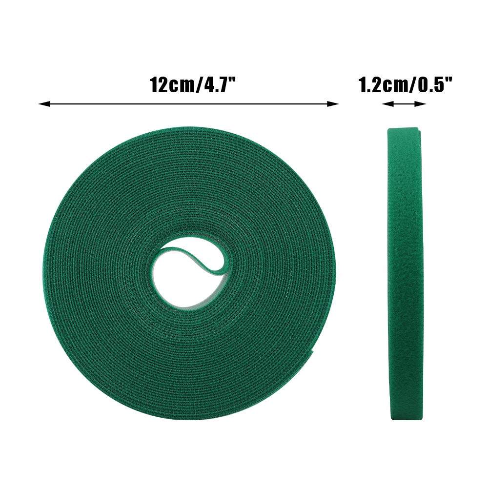 KINGLAKE Garden Plant Tape - 65.6ft Green Plant Support for Climbing Plants | Home & Office Gardening