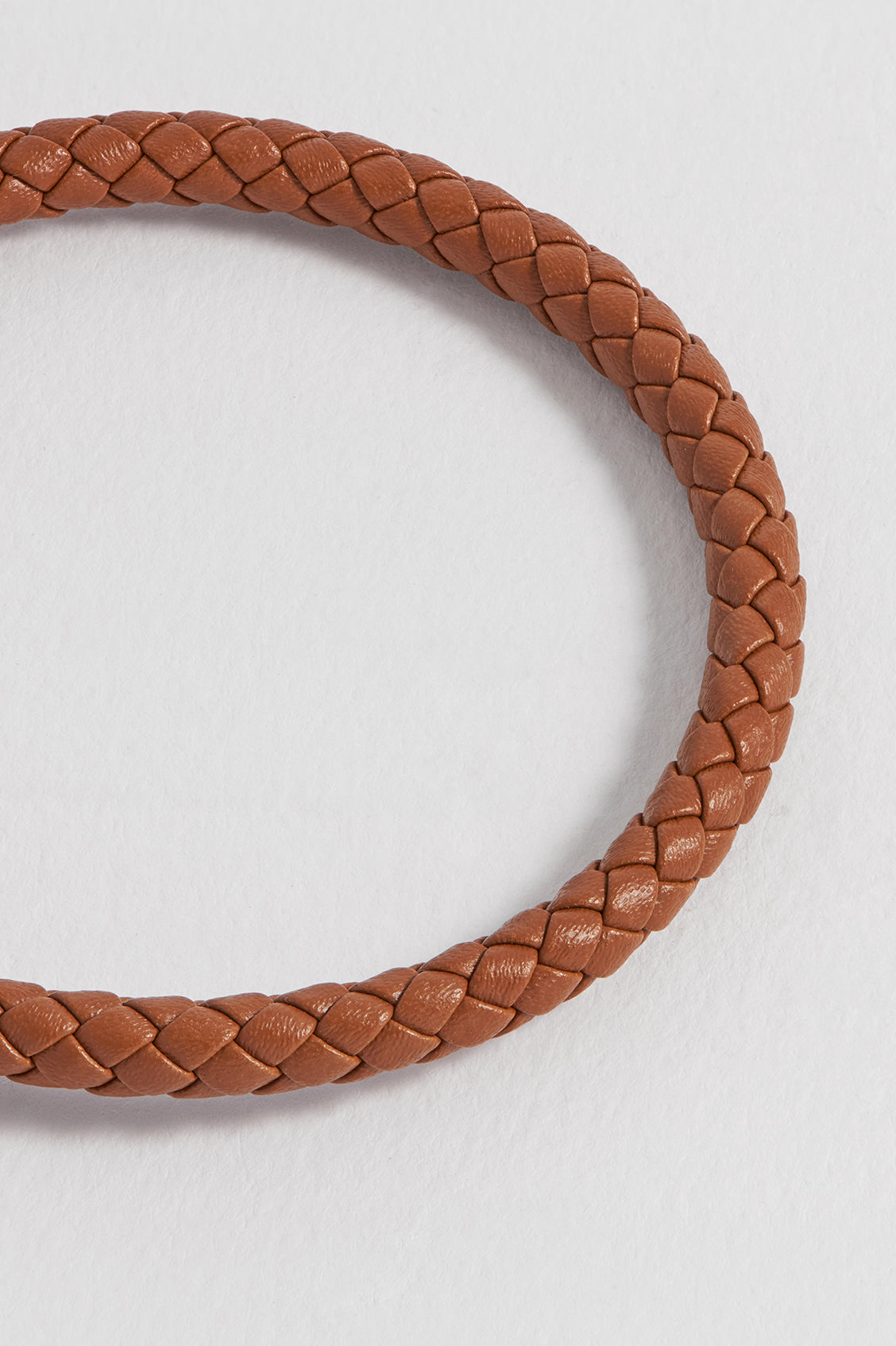 Men's Genuine Leather Single Braided Wrap Bracelet - Stylish & Durable Handmade Accessory for Casual & Formal Wear