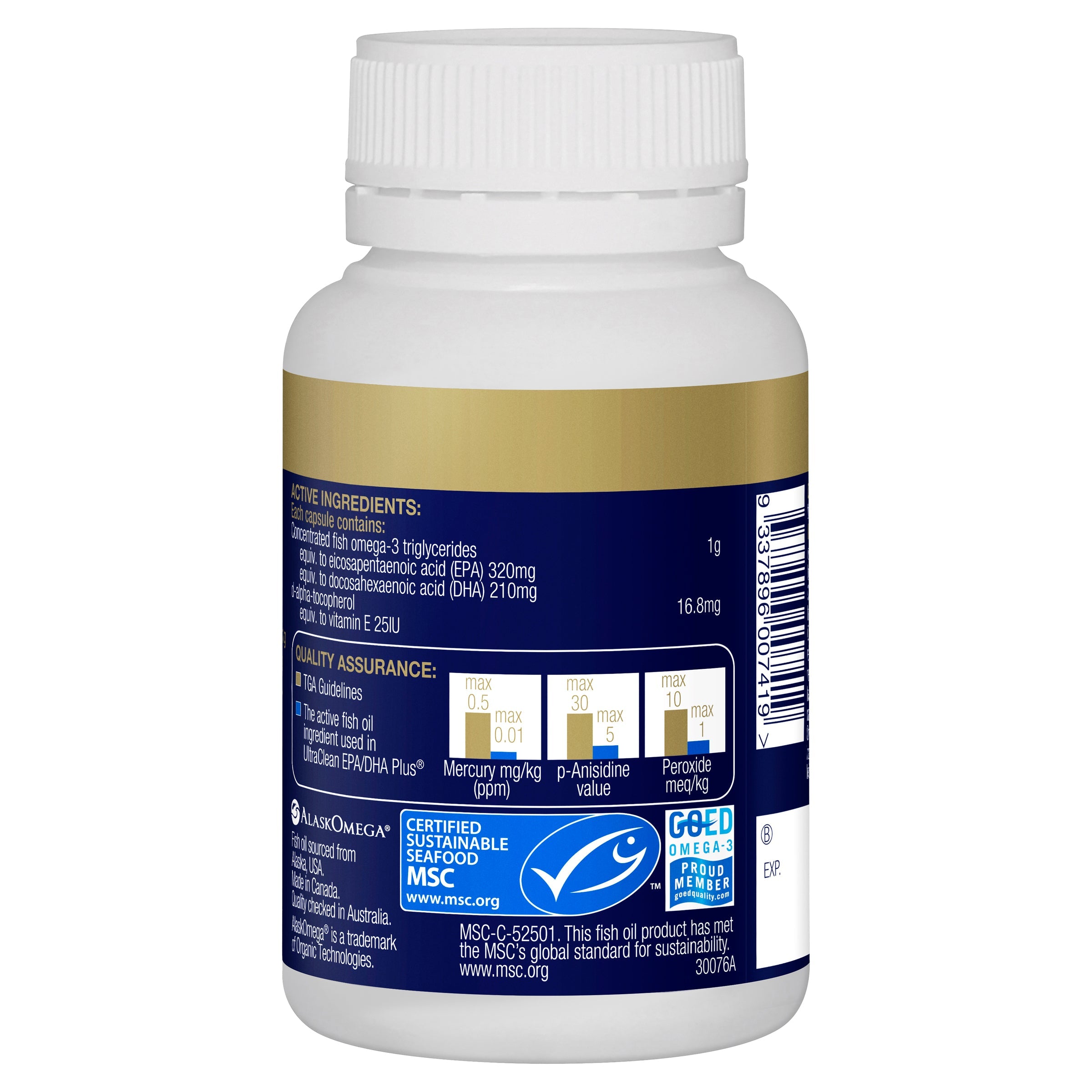 BioCeuticals UltraClean EPA/DHA Plus - Premium Omega-3 Fish Oil Supplement for Heart & Brain Health - Supports Cardiovascular Function & Cognitive Performance - Perfect for Daily Wellness Routine & Active Lifestyle