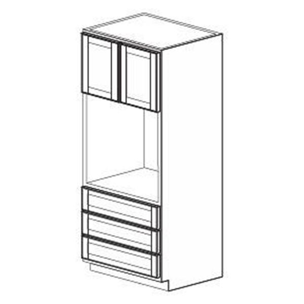 Premium Full Height Kitchen Cabinets - Spring Hill Hickory Finish for Modern Homes | Perfect for Storage & Organization in Kitchens, Bathrooms & Laundry Rooms