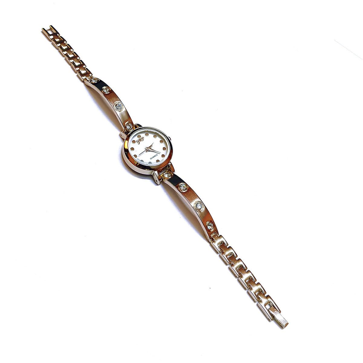 Luxury Artificial Diamond Women's Watch - Elegant Rose Gold Quartz Timepiece for Ladies & Girls | Perfect Gift for Friends, Birthdays & Special Occasions | Stylish Jewelry Watch for Everyday Wear & Formal Events