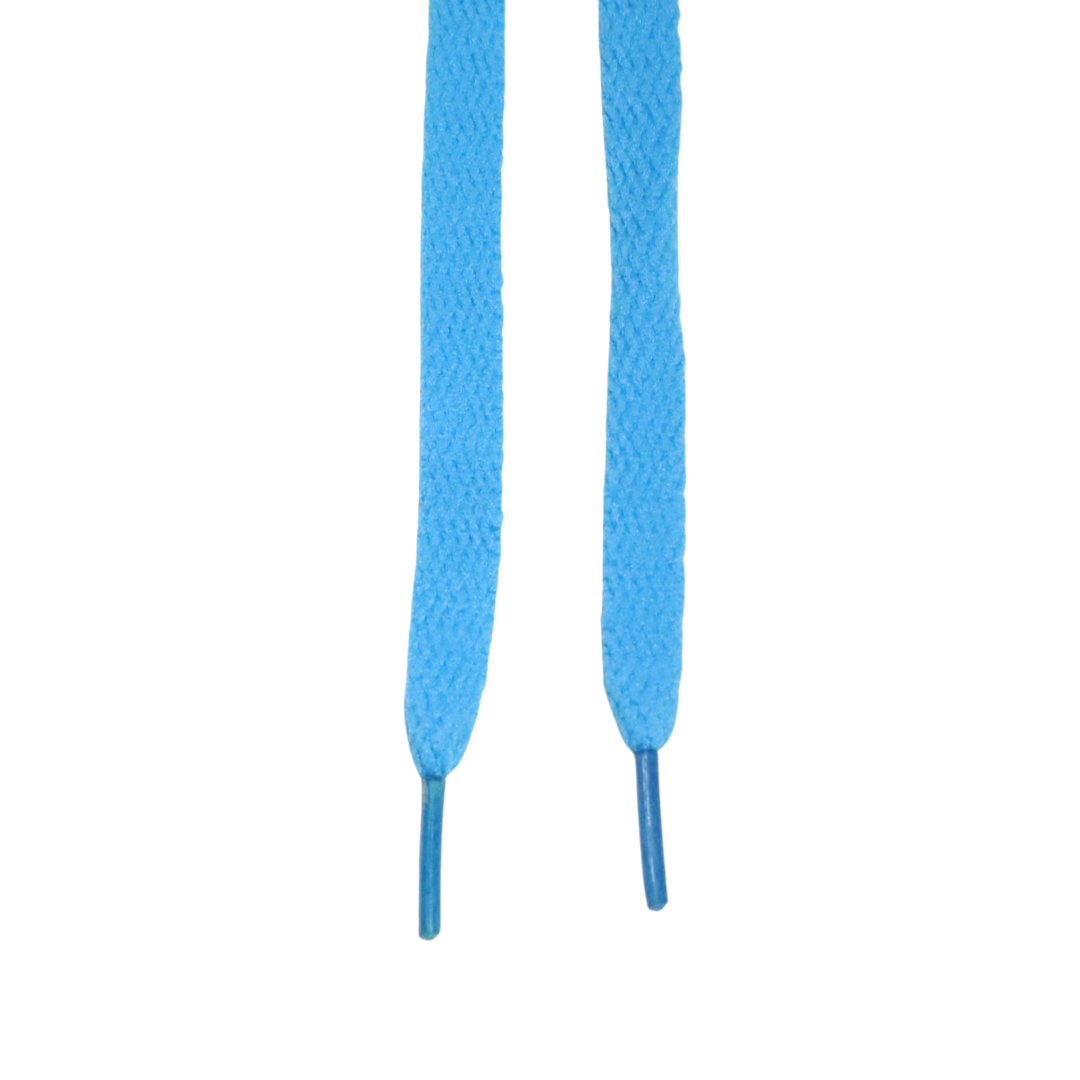 Solemate Standard Flat Shoelaces - Powder Blue (110cm) for Sneakers, Running Shoes & Casual Footwear - Durable & Stylish Lace Replacement