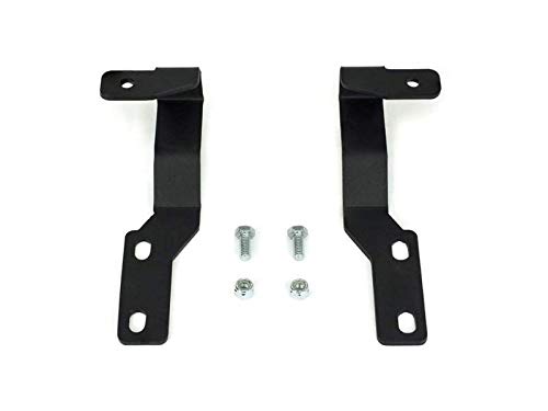 Cali Raised LED Low Profile Ditch Light Brackets Kit for 2005-2015 Toyota Tacoma - 3x2 18W Amber LED Pods with Wiring Harness & Blue Backlit Switch | Off-Road Lighting, Night Driving, Adventure Vehicle Upgrade