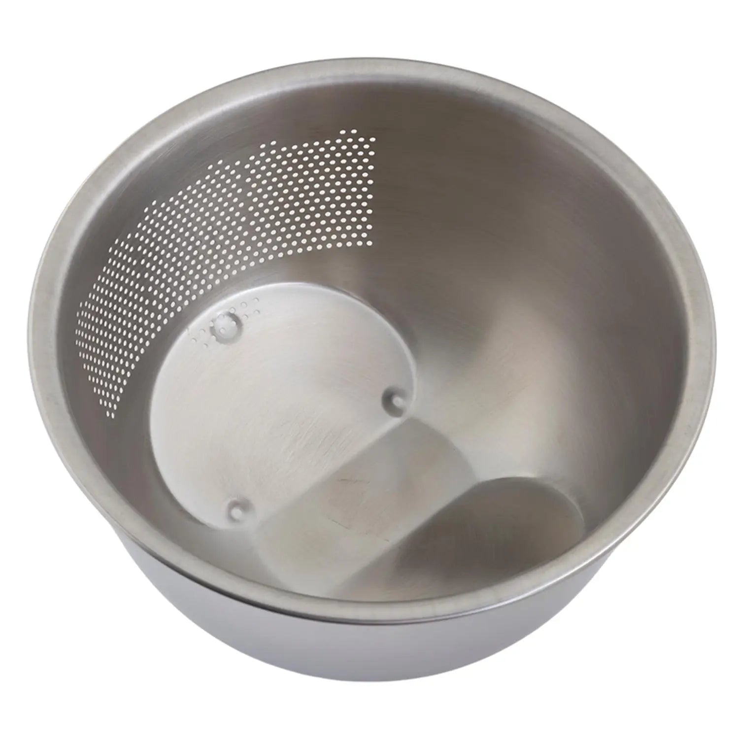 Premium Fujii Stainless Steel 3-Way Rice Washing Bowl with Perforated Strainer - 8.5 Inch Kitchen Essential for Perfect Sushi Rice, Rice Cooking & Grain Rinsing