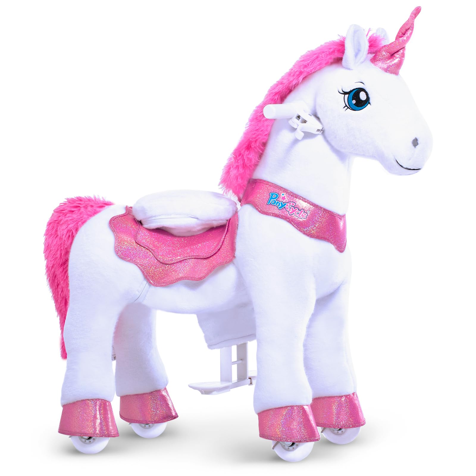 PonyCycle E412 Unicorn Ride-On Toy for Girls Ages 4-8 | 35.4