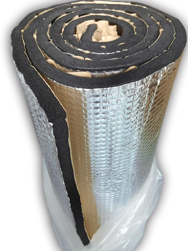 SOOMJ Heat Shield & Sound Deadening Mat - Aluminum Foil Insulation for Car Engine & Vehicle Noise Reduction - Perfect for Automotive, RV, and Boat Soundproofing Applications