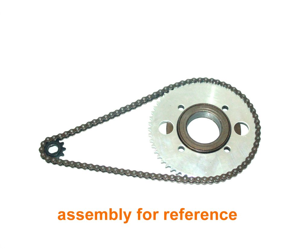 L-faster 25H Chain Electric Motorcycle Sprocket - Replacement Chain Wheel for 50CC 2 Stroke Dirt Bikes & Electric Scooters - Durable Sprocket Gear for Off-Road Riding & Urban Commuting