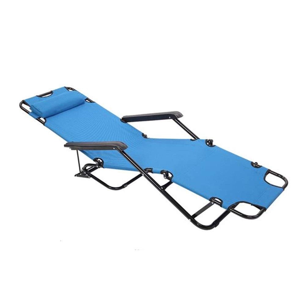 Portable Dual-Purpose Folding Reclining Camping Chair RHC-202 - Lightweight Extendable Outdoor Chair for Backyard, Beach & Picnic (Blue) | Perfect for Camping, Fishing & Garden Relaxation