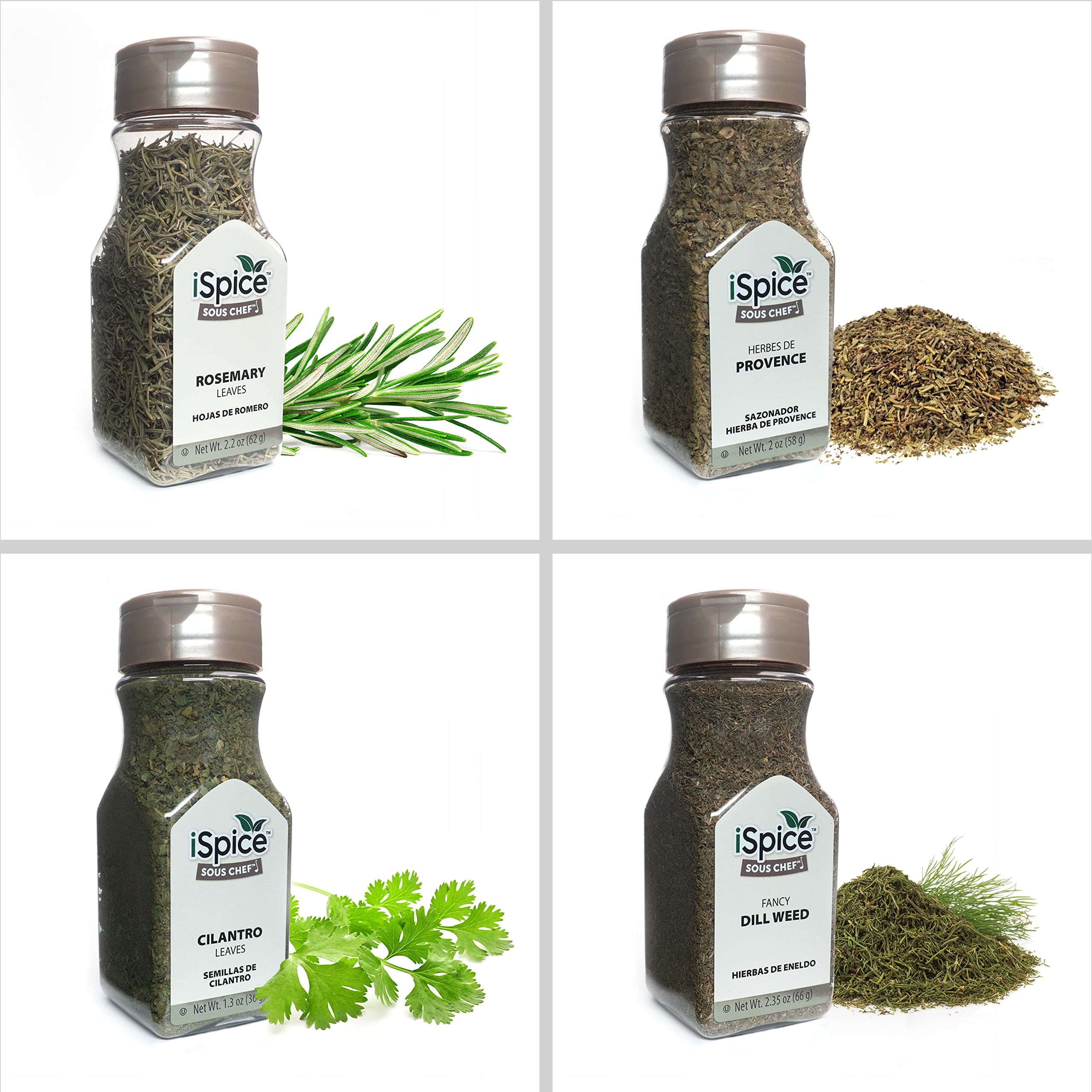 Premium iSpice 24-Piece Starter Kitchen Spice Set - Gourmet Cooking Spices & Seasonings Variety Pack with Herbs - Perfect Gift for Home Chefs & Cooking Enthusiasts | Ideal for Baking, Grilling, Meal Prep & Everyday Cooking