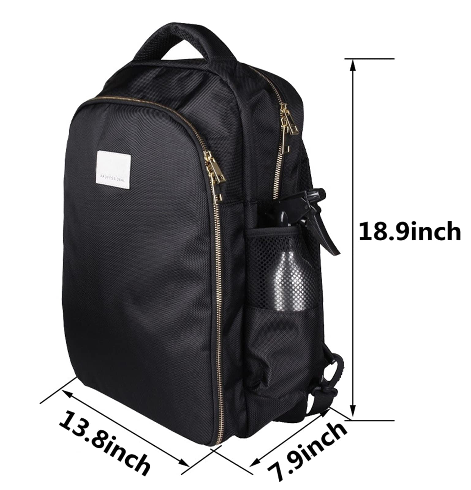Professional Barber Hairdressing Tool Backpack - Portable Salon Hairstylist & Makeup Organizer with Double Shoulder Straps | Perfect for Travel, Business Trips, Hiking & Camping | Durable Storage Case for Cosmetology Tools & Accessories