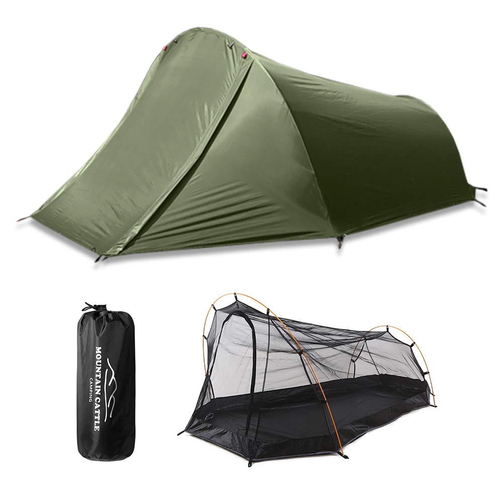 Homtoozhii 2-Person Camping Tent - Lightweight Waterproof Outdoor Tent for Camping, Hiking, Biking & Beach - Perfect for Backpacking, Family Picnics & Weekend Getaways