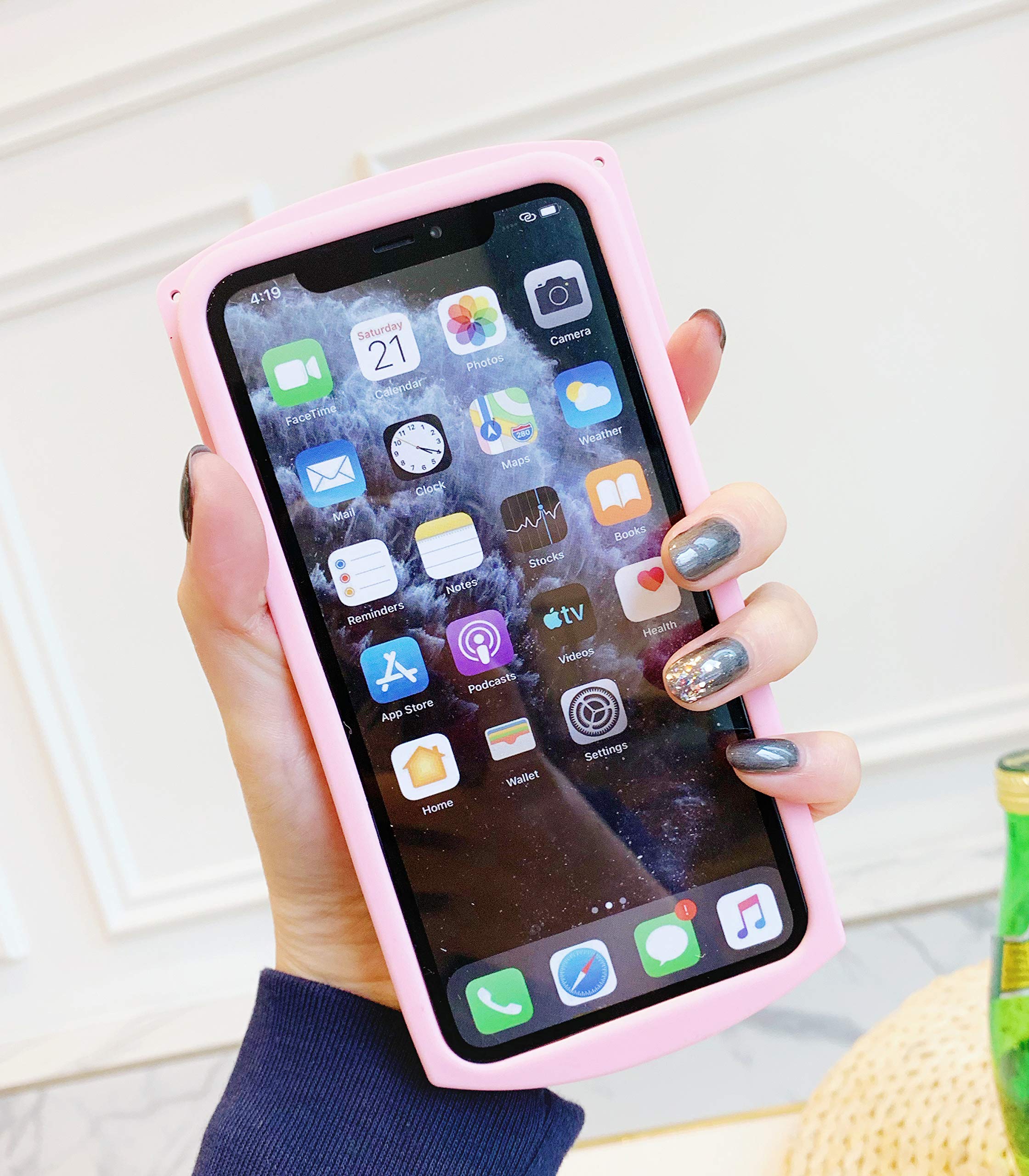 Cute Cartoon Design Slim Fit Soft TPU Shockproof Case for iPhone 11 Pro Max (6.5