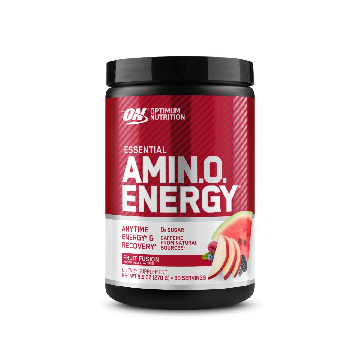 Optimum Nutrition Amino Energy Pre Workout Powder with Green Tea, BCAA, Amino Acids & Green Coffee Extract - Keto Friendly Energy Booster for Gym & Fitness - Fruit Fusion Flavor, 30 Servings - Perfect for Pre-Workout, Post-Workout & Daily Energy Support
