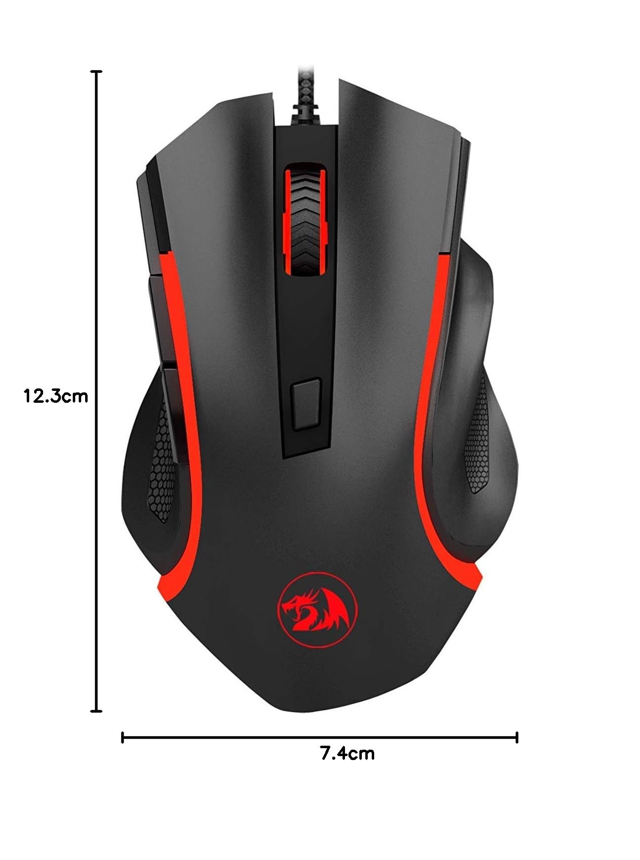 Redragon NOTHOSAUR M606 Wired Gaming Mouse with RGB Lighting - Ergonomic Design for PC Gaming, Esports, and Office Use