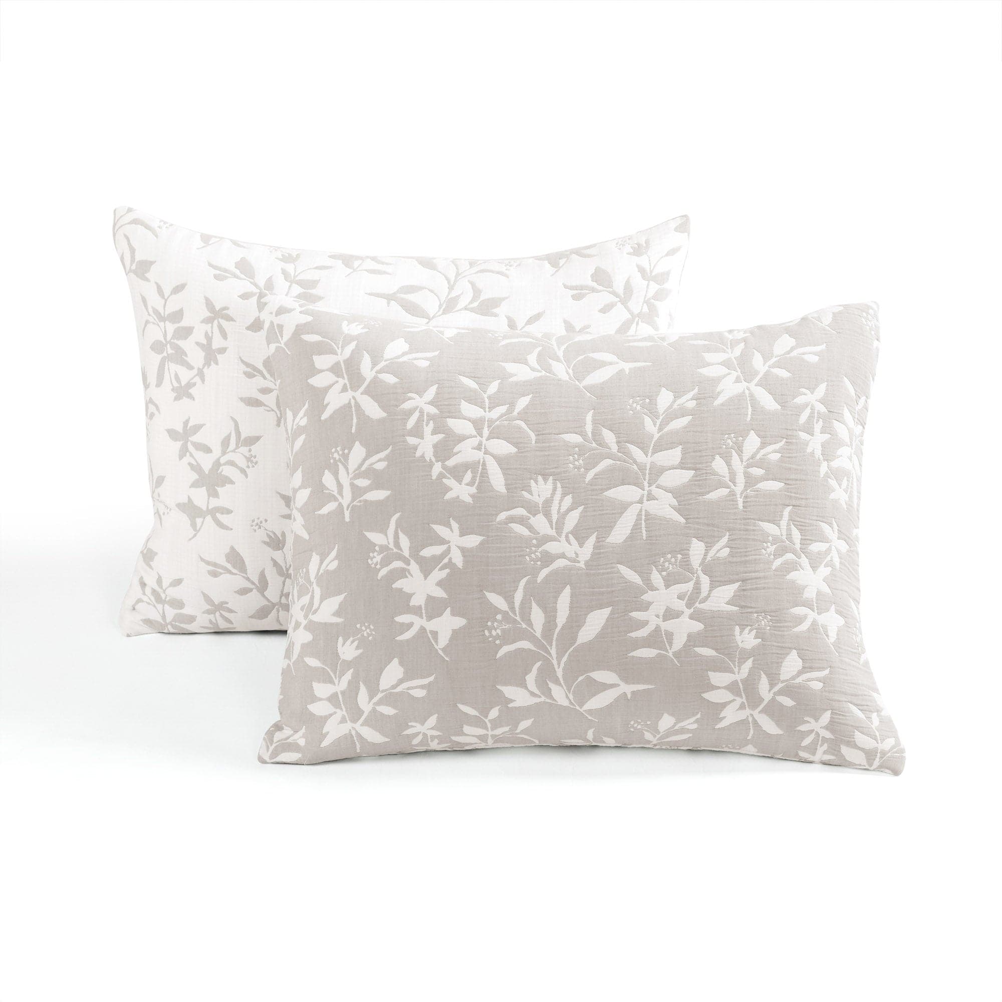 Floral Jacquard Reversible Soft Matelassé 3-Piece Quilt Set - Queen Size Bedding for Cozy Bedroom Decor