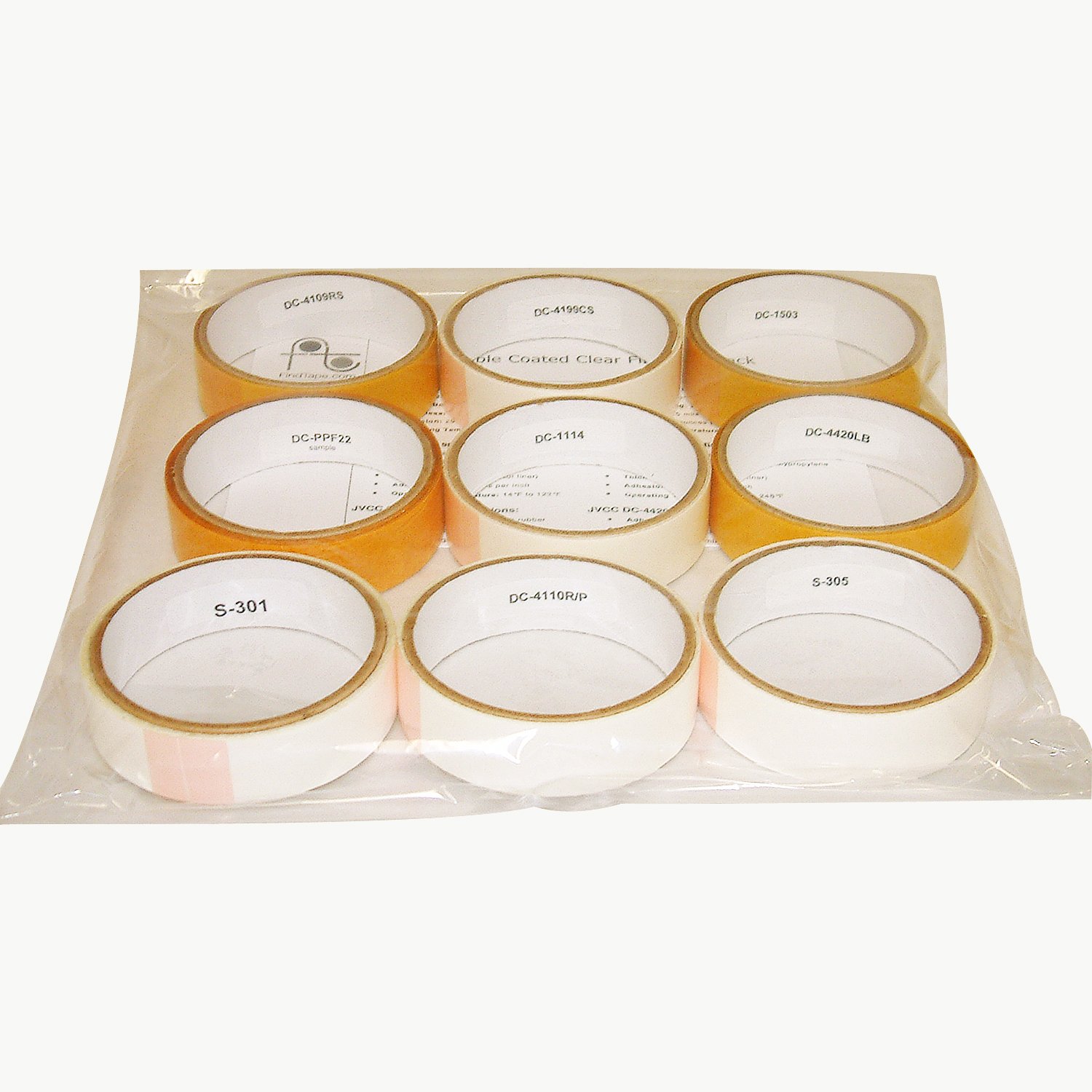 Double-Sided Clear Film Tape - 1 Inch x 3 Yards (9 Rolls/Pack) - Strong Adhesive for Crafts, Scrapbooking & Home DIY Projects