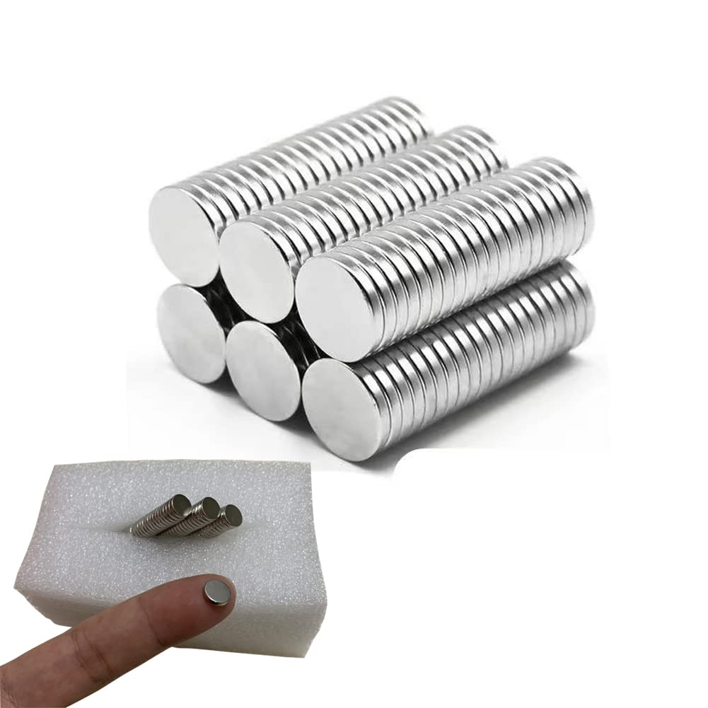 100PCS 8x2mm Neodymium Disc Magnets - Strong Round Rare Earth Magnets 8mm x 2mm for DIY Crafts, Science Projects, Whiteboard & Refrigerator Organization