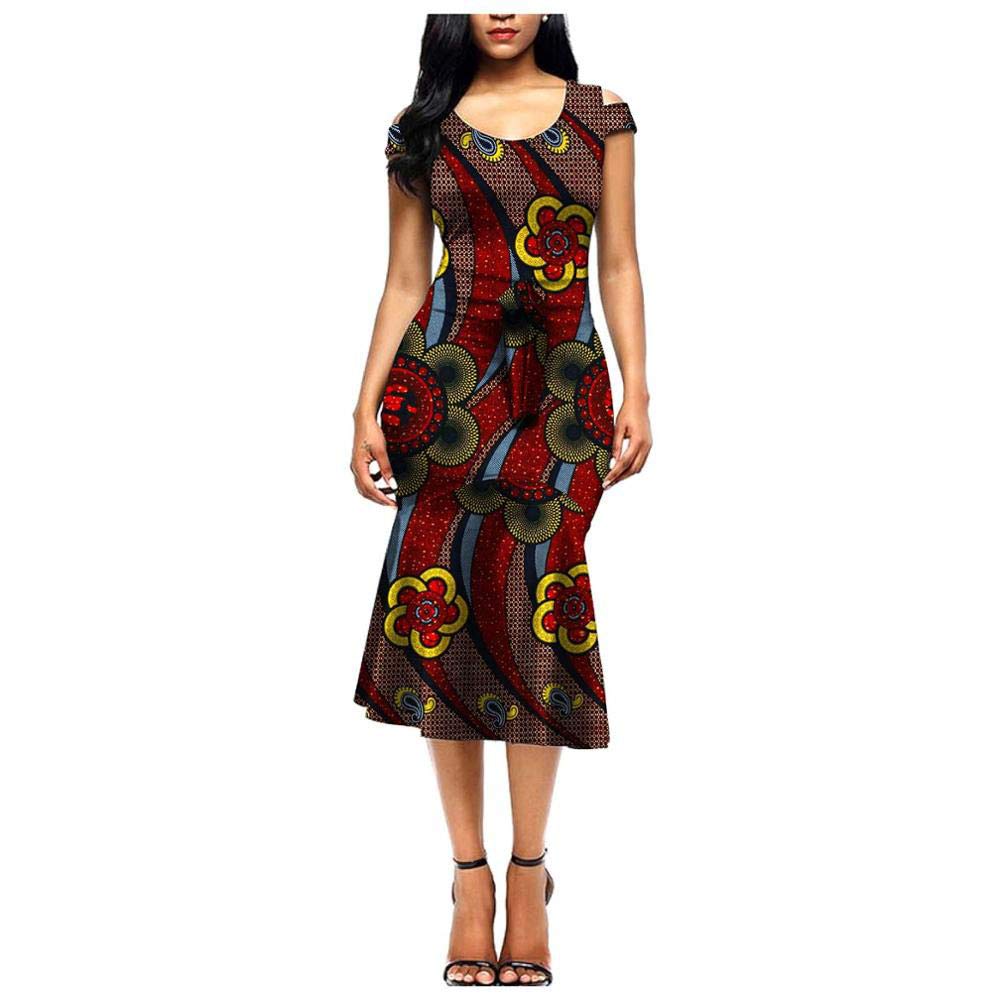 African Print Dresses for Women - AfriPride Dashiki Ankara Wax Dresses for Work, Casual, Summer, Party & Wedding | Stylish Cultural Outfits for Special Occasions & Everyday Wear