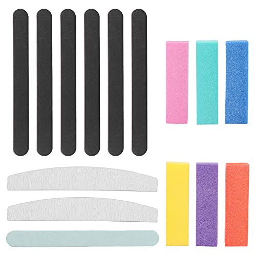 4-in-1 Nail File & Buffer Set - Professional Manicure Kit for Natural Nails, Strong & Durable Nail Art Tools for Home & Salon Use - Perfect for DIY Manicures, Pedicures & Nail Care