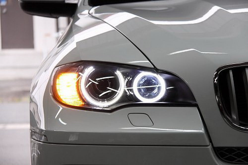 20W 7000K White LED Angel Eyes Halo Ring Marker Light Bulbs - Compatible with BMW 1 3 5 X Series - Perfect for Night Driving & Custom Headlight Upgrades