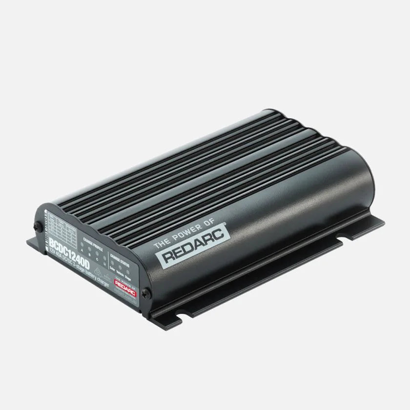 REDARC BCDC Classic 40A DC Battery Charger for Cars, Trucks & RVs - Fast 12V/24V Charging for Deep Cycle Batteries - Perfect for Off-Road Adventures & Camping Trips