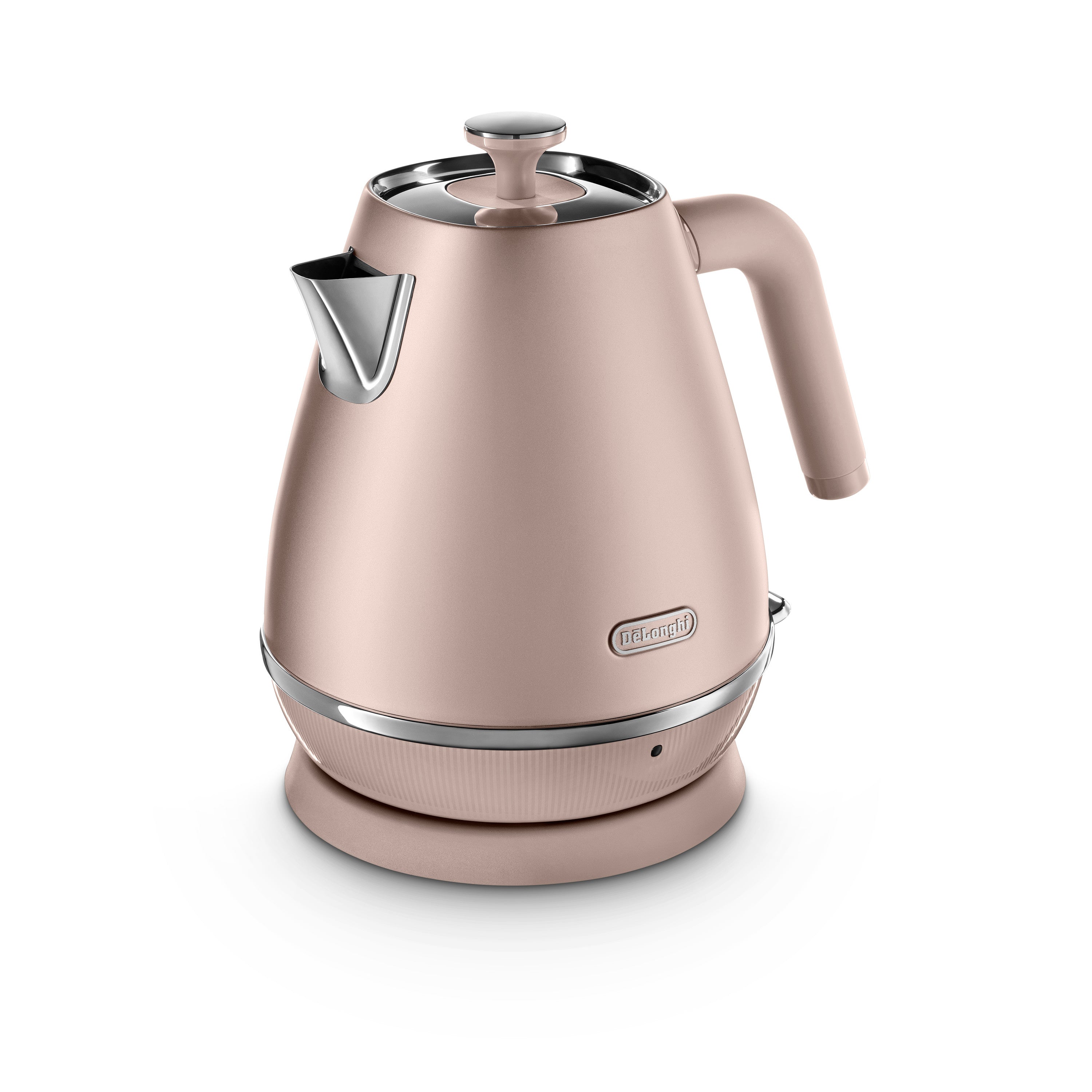 De'Longhi KBIN2000 Distinta Perla Electric Kettle - 1.7L Fast Boiling, Stainless Steel, Auto Shut-Off & Boil-Dry Protection - Perfect for Home, Office & Tea Lovers