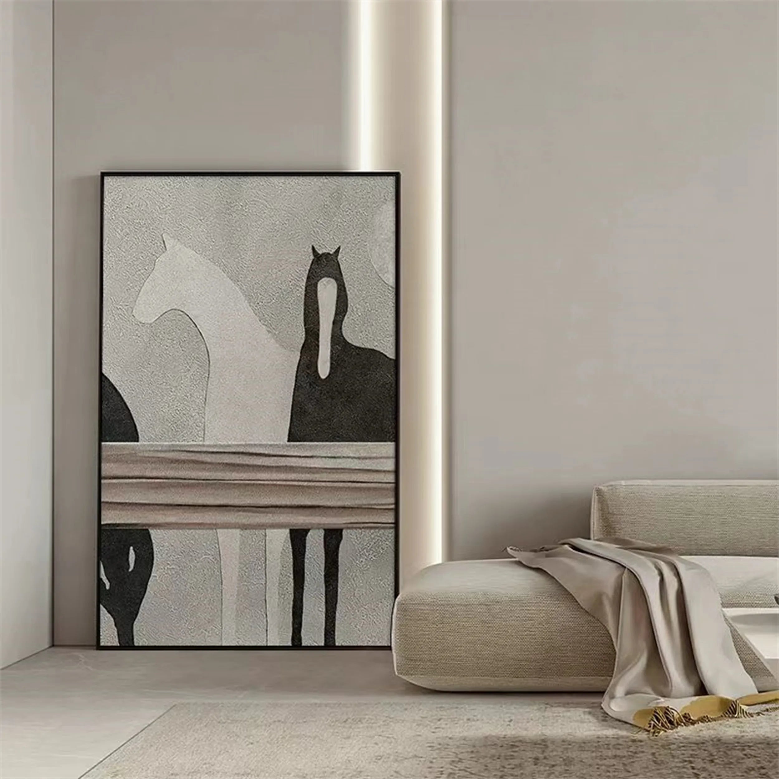 Animal Art Painting #AP024 - Handmade Wildlife Canvas Art for Home & Office Decor - Perfect for Living Room, Bedroom, or Gift