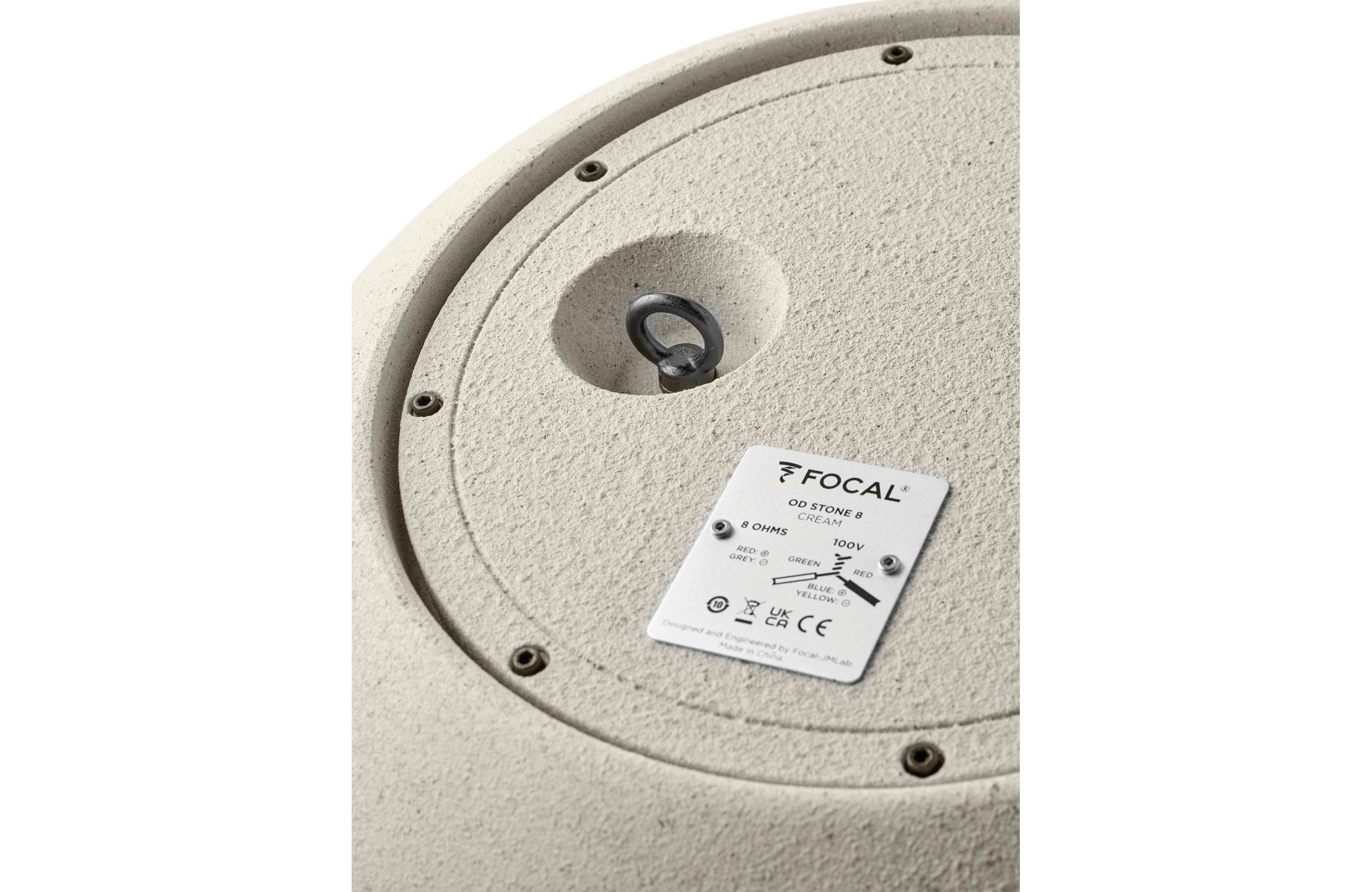 Focal OD Stone 8 2-Way Outdoor Speaker - Weatherproof IP55 Rated - Perfect for Patio, Garden & Poolside Entertainment (Single Speaker)